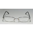 thumbnail image 3 of NEW VERA WANG V108 WOMENS/LADIES DESIGNER FULL-RIM CHROME / BLACK PRESTIGIOUS DESIGNER OPTICAL FRAME DEMO LENSES 48-18-130 EYEGLASSES/GLASSES, 3 of 9