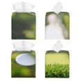 thumbnail image 2 of Balery golf ball perched on a tee Porta Pañuelos de Cuero con Estampado – Funda Moderna Cuadrada para Caja de Pañuelos, Dispensador 5x5x5'', 2 of 7