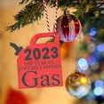 thumbnail image 4 of Product Category Hangs Ornament Festive G As Mon Ey Card Clip for Christmas Tree 2023 Red Gasoline Barrel Holder Decoration, 4 of 7