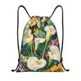 thumbnail image 1 of Fotbe Tropical Floral Jungle Bolsa Mochila con Cordón Estampada, Bolsa de Gimnasio Deportiva, Bolsa Cinch, Bolsa con Cordón para Hombres y Mujeres-Medium, 1 of 6