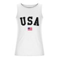 thumbnail image 3 of Dagegui Men's Letter Print Tank Tops July 4th Independence Day Top Patriotic Sleeveless Crew Neck Shirt Big and Tall Workout Muscle Undershirt, 3 of 3