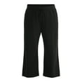 thumbnail image 5 of Terra & Sky Women’s Plus Size Cropped Knit Pant, 5 of 5
