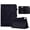 Black, variant on Decase for iPad Mini 7 Case 2024 (A17 Pro), iPad Mini 6 Case (8.3-Inch,2021 Model), iPad Mini 7th/6th Generation Case, Diamond Patterned PU Leather Folio Stand Cover with Magnetic Clasp,Black