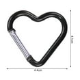 thumbnail image 6 of Mdesiwst 10Pcs Heart-shaped Carabiner Hooks Compact Hook Clips Strong Load-bearing Key Holders Camping Supplies, 6 of 7