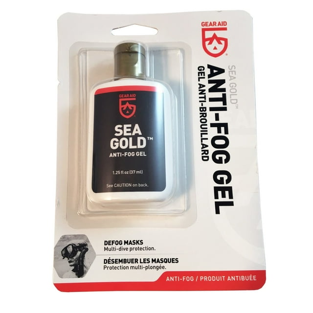 Gear Aid Sea Gold Gel Anti-Buée et Visière de Masque Solution de Nettoyage 1.25 oz