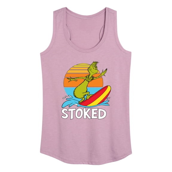 The Grinch - Stoked - Women's Racerback Tank Top
