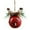 Red, variant on Nmdmisc 2 Pcs Christmas Bells,Jingle Bells for Christmas Holiday Decoration Bell Pendants Christmas Tree Hanging Ornament Metal Pendant,Green