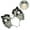 Black grey, variant on lanema Practical Plush Ears Headwear For Parties Festivals Dressing up Night