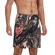 thumbnail image 2 of Balery Moonlit Crow Blossoms Pantalones cortos de pijama de punto de algodón para hombre con cinturilla y bolsillos-X-Large, 2 of 6