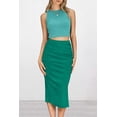 thumbnail image 3 of Conjunto de Verano para Mujer PRETTYGARDEN 2 Piezas: Top sin Mangas y Falda Verde M, 3 of 8