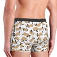 thumbnail image 3 of KLL Dachshund Dog Puppy Men's Cotton Boxer Briefs Underwear-Large, 3 of 8
