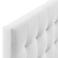 thumbnail image 4 of Pemberly Row Tête de Lit Capitonnée en Velours de Performance Pleine Grandeur, Blanc, 4 of 7