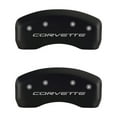 thumbnail image 5 of MGP Caliper Covers 13007SCV5RD Corvette Logo - Red Powder Coat - Set of 4 Fits select: 2003-2004 CHEVROLET CORVETTE, 2002 CHEVROLET CORVETTE Z06, 5 of 7