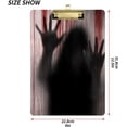 thumbnail image 3 of FMSHPON Halloween Spooky Woman Black Clipboard Hardboard Wood Nursing Clip Board and Pull for Standard A4 Letter 13x9 inches, 3 of 5