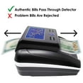 thumbnail image 3 of Nadex V45 Counterfeit Detector Terminal with Value Monitor – Pass Through Infrared and Magnetic Detector Sensors Flags Counterfeit Bills Banknotes, 3 of 6