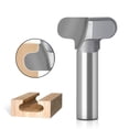 thumbnail image 2 of Woodworking Milling Cutter 1/2 Inch 12mm Shank Bowl Tray Template Router Bit Wood Milling Cutter Cutting Tool For Woodworking, 2 of 7