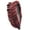 Burgundy, variant on DIGUAN Wide Messy Braided Headband With Teeth Synthetic Hair Plaited Headband High Elasticity Braids Chunky Fishtail Braided Hair Band Hairpiece for Girls Women Beauty Accessory (Salt Pepper)
