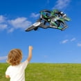 thumbnail image 4 of Avión RC De Espuma, Fácil De Controlar, Para Niños, Adultos, Mayores De 14 Años, Principiantes, Verde, Tres Baterías. Batería Verde Tres, 4 of 9