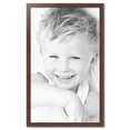 thumbnail image 2 of ArtToFrames 29" x 48" Honors Mahogany with Gold Picture Frame, 29x48 inch Brown Wood Poster Frame (WOM-5156), 2 of 7