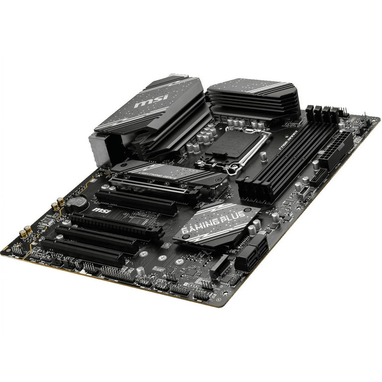 MSI B760 GAMING PLUS WIFI LGA 1700 (280) DDR5 ATX Motherboards - Intel,  SATA 6Gbps, Wi-Fi 6E, Bluetooth 5.3, 7.1 HD Audio, PCIe 4.0 x16, 2.5G LAN 