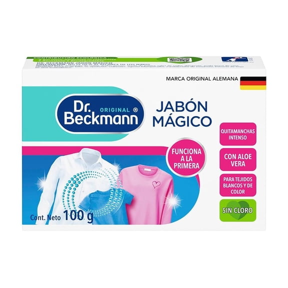Jabón mágico Dr Beckmann quitamanchas con aloe vera 100 g