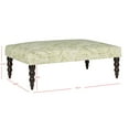 thumbnail image 3 of SAFAVIEH Simba 47" Width Ikat Floral Upholstered Bench, Green, 3 of 5