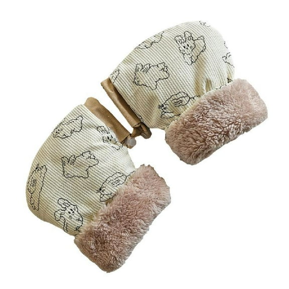 Zeiwohndc 2pack Cold Weather Glove Skiing Snow Mittens Trekking Glove Antiskid Gloves