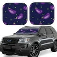 thumbnail image 1 of Fotbe Eggplant Juego de 2 Piezas de Parasoles para Parabrisas | Bloqueador Solar para Auto | Accesorios Plegables para Protección Solar Interior-Small, 1 of 6