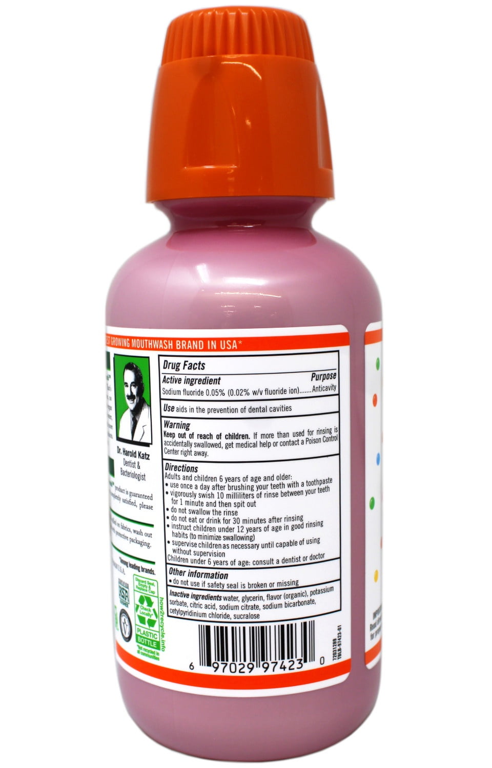 TheraBreath Kids Anticavity Mouthwash, Bubblegum Blast, 10 FL OZ - 3 Pack