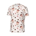 thumbnail image 6 of Wukai Boba Milk Tea Print Men's Short-Sleeved Mesh T-Shirt,Quick-Dry Short Sleeve Workout T-Shirt-Small, 6 of 8