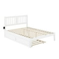 thumbnail image 3 of AFI Tahoe Lit Plateforme Grand en Bois avec Tiroir-Lit Simple TG et Chargeur USB, Blanc, 3 of 9