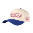 thumbnail image 4 of I LOVE YOU soooooo much Embroidered Patchwork Trucker Cap, 4 of 11
