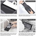 thumbnail image 5 of 2025 Upgraded All-in-1 Mandoline Slicer with Safety Guard, Adjustable Thickness Vegetable Chopper, Detachable Blade & Cleaning Brush, Black Knight, 5 of 7