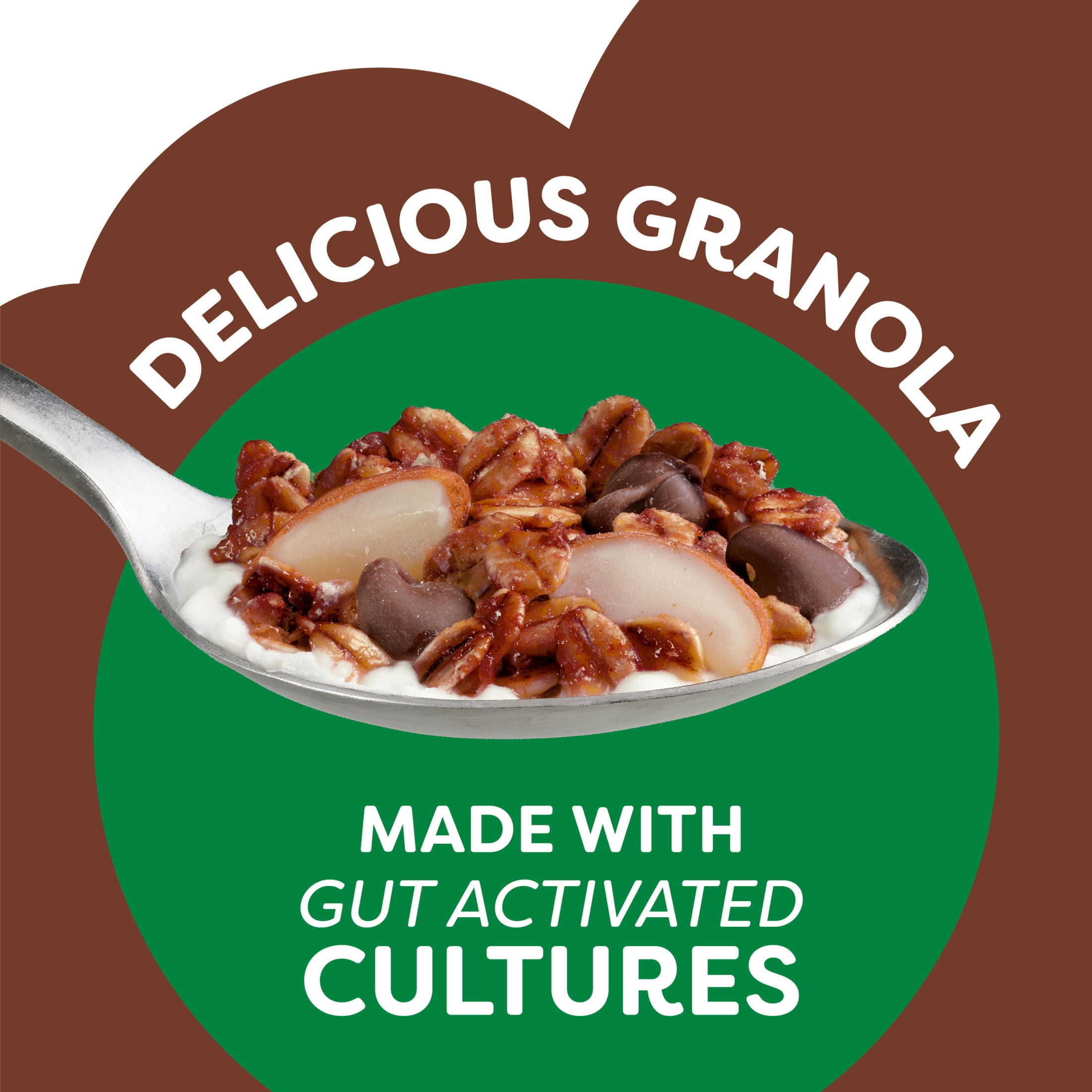 (5 pack) Kashi Gut Health Chocolate Almond Butter Granola, Prebiotics and High Fiber Bag, 8 oz