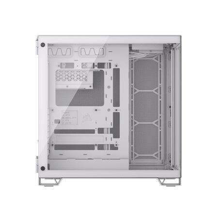 CORSAIR - 6500X ATX Mid-Tower Dual Chamber Case - White