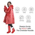 thumbnail image 2 of Sherpa Slipper Socks for Women,Winter Indoor Home Non Skid Booties, 2 of 7