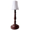 thumbnail image 1 of Lámpara de mesa de noche LED sencilla, miniluz de noche, decoración del hogar para dormitorio, sala de estar, oficina, bar, cafetería, marrón, 1 of 8