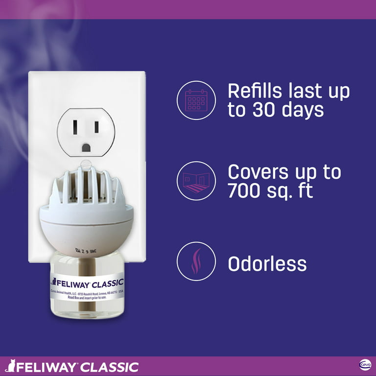 FELIWAY Classic 30 Day Diffuser Refill for Cats 
