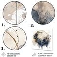 thumbnail image 3 of Designart "Sunrise Drifts in Minimalism II" Minimalism Metal Art Print, 3 of 5