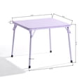 thumbnail image 4 of Homy Casa 3 Pack Multi Color Kids Picnic Table Set, Modern Foldable Design, Purple, 4 of 5