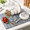 Dark Gray-23.6 x 15.3 inches, variant on Gray Marble 23.6 x 15.3 inches Stone Dish Drying Mat with Rack