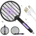 thumbnail image 7 of Fly Killer Mosquito Swatter Racket Wasp Rechargeable Bug Zapper Hands-Free Electronic Mosquito Killer Indoor Outdoor,1PCS(Black), 7 of 7