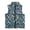 Balloon Star Pattern, variant on Polyester Comfortable Kids Zip Up Vest for Winter Everyday Wear, Soft Sleeveless Fleece Jacket, Ornament Pine