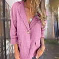 thumbnail image 2 of SHIXIAOO Cardigan en Tricot pour Femmes, Ample, Grande Taille, Uni, à Boutons avec Revers, en Mélange de Lin, Chandail Boyfriend pour Femmes, Kimonos Grande Taille, Chandail Léger, Cardigan Ample pour Femmes, Femmes Grande Taille4x, 2 of 7
