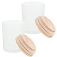 thumbnail image 1 of SWETRACE 2Pack Round Candle Cups White Candle Cups for Home Decoration Craft Enthusiasts, 1 of 8
