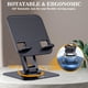 thumbnail image 2 of Soporte para tableta OCYCLONE para iPad 360, giratorio y ajustable, 2 of 8