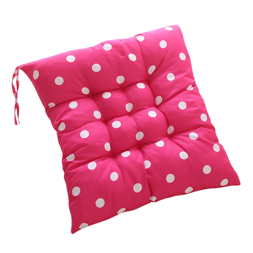 Miarhb Durable Polka Dot Chair Cushion Garden Dining Seat Soft Pad 5 Colors