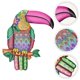 thumbnail image 2 of Iron Toucan Shaped Wall Hanging Indoor Wall Art Craft Bird Wall Decoration, 2 of 3