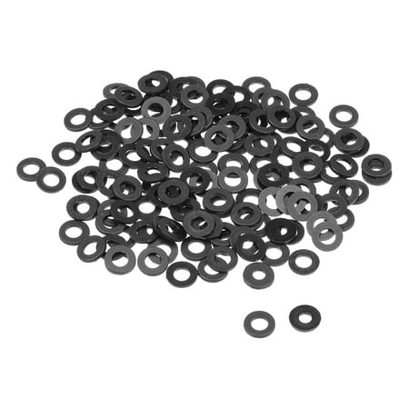 

Uxcell 8mm O.D. 1mm Thick Nylon Flat Washers for 4mm ID Screw Bolt 200 Count