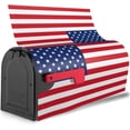 thumbnail image 2 of American Flag Mailbox Covers Magnetic Waterproof Patriotic Mail Cover Letter Post Box Wraps for Home Garden Yard Decor, 21x18 in, 2 of 6